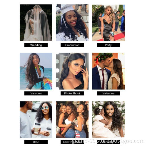 Factory Wholesale Virgin Remy Brazilian Human Hair Jerry Curl Water Wave Bob Lace Front Wig Human Hair Heat Resistant Wigs